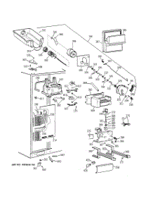 03 - Freezer Section parts for Ge Refrigerator TPX24PBDABB from AppliancePartsPros.com