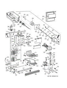 03 - Freezer Section parts for Ge Refrigerator TFX26PRDAWW from AppliancePartsPros.com