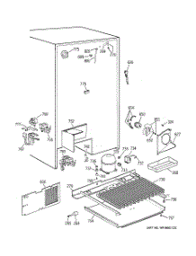 07 - Unit Parts parts for Ge Refrigerator TFX28PBDABB from AppliancePartsPros.com