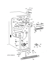 05 - Fresh Food Section parts for Ge Refrigerator TPX24BIDAWW from AppliancePartsPros.com