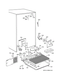 07 - Unit Parts parts for Ge Refrigerator TPX24BIDABB from AppliancePartsPros.com