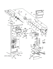 03 - Freezer Section parts for Ge Refrigerator TPX24BPDAWW from AppliancePartsPros.com