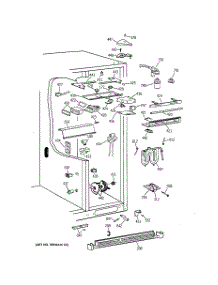 05 - Fresh Food Section parts for Ge Refrigerator TPX24BPDAWW from AppliancePartsPros.com