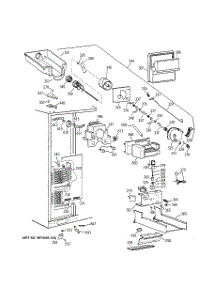 03 - Freezer Section parts for Ge Refrigerator TPG24PRDAWW from AppliancePartsPros.com