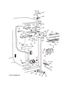 04 - Fresh Food Section parts for Ge Refrigerator TPG21PRDABB from AppliancePartsPros.com