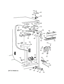 04 - Fresh Food Section parts for Ge Refrigerator TPX21BRDAWW from AppliancePartsPros.com