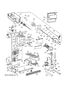 03 - Freezer Section parts for Ge Refrigerator TFX26CRDAWW from AppliancePartsPros.com
