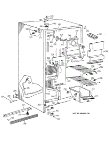 02 - Freezer Section parts for Ge Refrigerator MSK25GACEAA from AppliancePartsPros.com