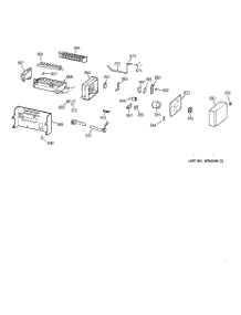 08 - Icemaker Wr30x0331 parts for Ge Refrigerator MSG28DHCEWW from AppliancePartsPros.com