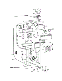 03 - Fresh Food Section parts for Ge Refrigerator MST25GRBEWW from AppliancePartsPros.com