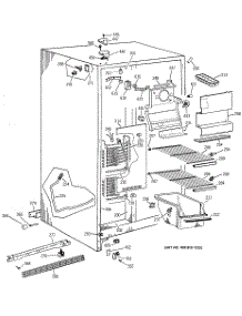 02 - Freezer Section parts for Ge Refrigerator MSG20GABEWW from AppliancePartsPros.com