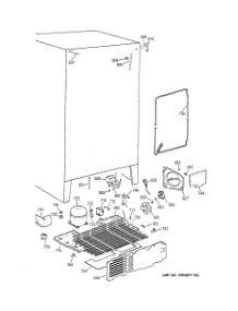 04 - Unit Parts parts for Ge Refrigerator MSG25GRBEWW from AppliancePartsPros.com