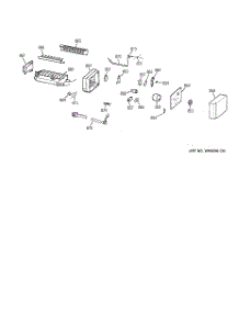 05 - Icemaker Wr30x0330 parts for Ge Refrigerator MSK25GRBEAA from AppliancePartsPros.com