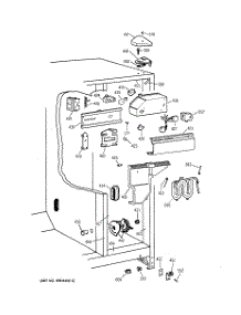 03 - Fresh Food Section parts for Ge Refrigerator MRSC20KWBEWH from AppliancePartsPros.com