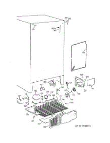 05 - Unit Parts parts for Ge Refrigerator MRSC20KWBEWH from AppliancePartsPros.com