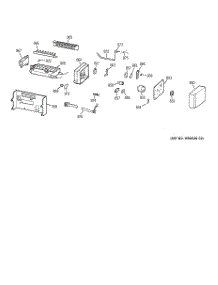 08 - Icemaker Wr30x0331 parts for Ge Refrigerator MSK30DHBEAA from AppliancePartsPros.com