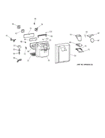 02 - Dispenser parts for Ge Refrigerator TFX22CRDAWW from AppliancePartsPros.com