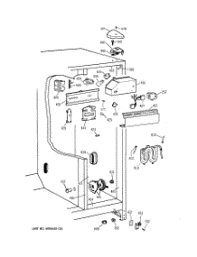 05 - Fresh Food Section parts for Ge Refrigerator TFX22KRDAWW from AppliancePartsPros.com