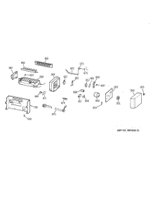 08 - Ice Maker parts for Ge Refrigerator TFT28PFDAWW from AppliancePartsPros.com