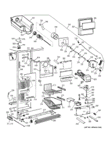 03 - Freezer Section parts for Ge Refrigerator TPG21JRDAWW from AppliancePartsPros.com