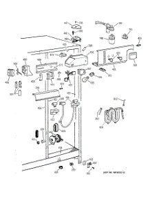 04 - Fresh Food Section parts for Ge Refrigerator TFX26ZPDAWW from AppliancePartsPros.com