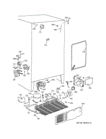 06 - Unit Parts parts for Ge Refrigerator TFS25PPBCBS from AppliancePartsPros.com