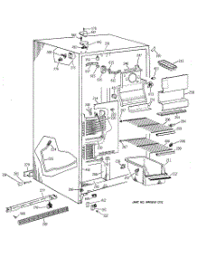 02 - Freezer Section parts for Ge Refrigerator TFG20JABCWW from AppliancePartsPros.com