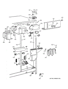 04 - Fresh Food Section parts for Ge Refrigerator TFG25PRBCBS from AppliancePartsPros.com