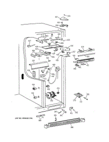 05 - Fresh Food Section parts for Ge Refrigerator TPJ24BIBEWW from AppliancePartsPros.com
