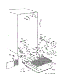 07 - Unit Parts parts for Ge Refrigerator TPJ24PRBEAA from AppliancePartsPros.com