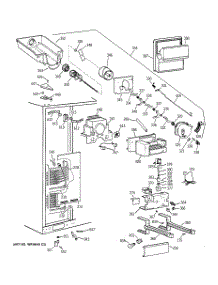 03 - Freezer Section parts for Ge Refrigerator TPJ24PRBEWW from AppliancePartsPros.com