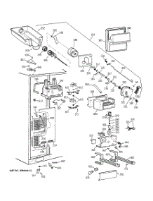 03 - Freezer Section parts for Ge Refrigerator TFM28PFBEAA from AppliancePartsPros.com
