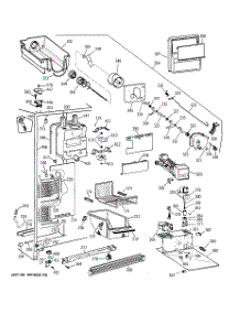 03 - Freezer Section parts for Ge Refrigerator TFM22PRBEAA from AppliancePartsPros.com