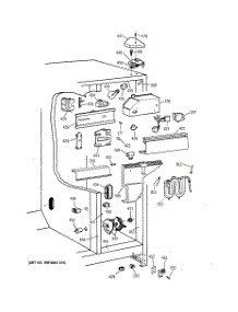 04 - Fresh Food Section parts for Ge Refrigerator TFT25PRBEAA from AppliancePartsPros.com