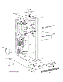 04 - Freezer Section parts for Ge Refrigerator TFM20JRBEWW from AppliancePartsPros.com