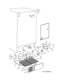 09 - Unit Parts parts for Ge Refrigerator TFM20JRBEAA from AppliancePartsPros.com
