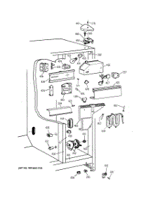04 - Fresh Food Section parts for Ge Refrigerator TFT27PRBEWW from AppliancePartsPros.com
