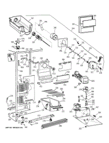 02 - Freezer Section parts for Ge Refrigerator TFZ20JRBEWH from AppliancePartsPros.com