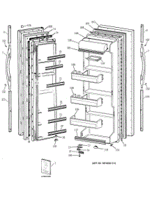 04 - Unit Parts parts for Ge Refrigerator TFT22JWBEAA from AppliancePartsPros.com
