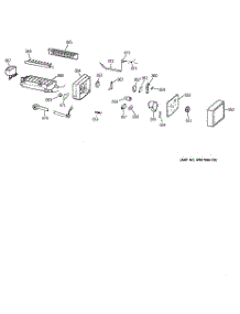 05 - Icemaker Wr30x0327 parts for Ge Refrigerator TFT22JWBEAA from AppliancePartsPros.com