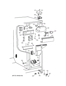 03 - Fresh Food Section parts for Ge Refrigerator TFT20JABEWW from AppliancePartsPros.com