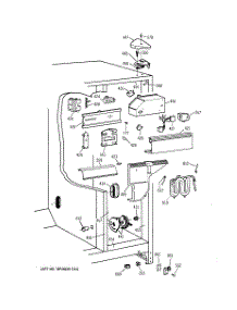 03 - Fresh Food Section parts for Ge Refrigerator TFT20JRBEAA from AppliancePartsPros.com