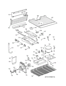 03 - Unit Parts parts for Ge Refrigerator TBJ16NABRRWW from AppliancePartsPros.com