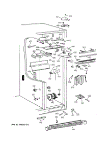 05 - Fresh Food Section parts for Ge Refrigerator TFK30PRBEWW from AppliancePartsPros.com