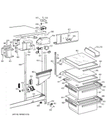 03 - Fresh Food Section parts for Ge Refrigerator TFZ20JABEWW from AppliancePartsPros.com