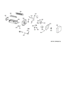 07 - Icemaker Wr30x0330 parts for Ge Refrigerator TFK22PRBEWW from AppliancePartsPros.com