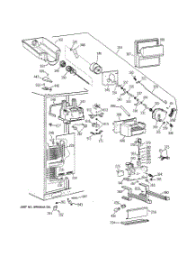 03 - Freezer Section parts for Ge Refrigerator TFG28ZFCEWH from AppliancePartsPros.com