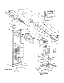 03 - Freezer Section parts for Ge Refrigerator TFK30PFBEWW from AppliancePartsPros.com