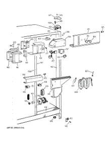 04 - Fresh Food Section parts for Ge Refrigerator TFG27PRBEWW from AppliancePartsPros.com