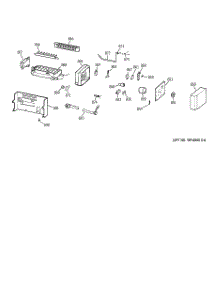 07 - Icemaker Wr30x0330 parts for Ge Refrigerator TFZ22PRBEWW from AppliancePartsPros.com